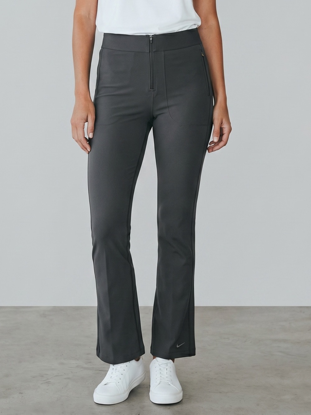 Nike Black Boot Cut Flare Pants size 8-10 Strong material with great quality.